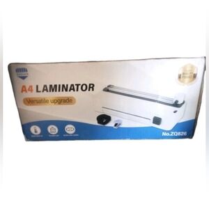 Zequan A4 Laminator Versatile Upgrade 9 Inch Cold Thermal White